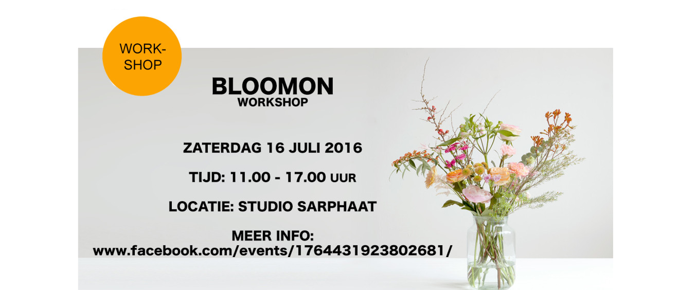 BLOOMON workshop in Studio Sarphaat