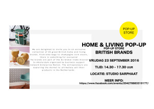 HOME & LIVING pop-up store in studio sarphaat