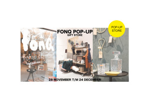 FONQ pop-up gift shop in Studio Sarphaat