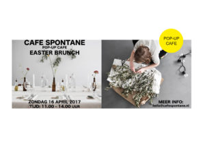CAFE SPONTANE pop-up cafe in studio sarphaat