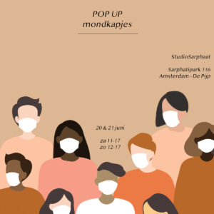 POP UP AMSTERDAM DE PIJP FACEMASKS